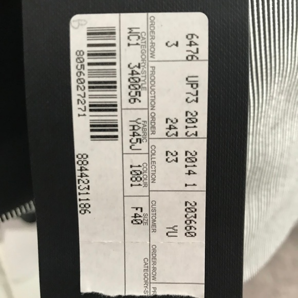 SAINT LAURENT Silk-Blend Metallic BLAZER w/TAGS - Picture 4 of 6